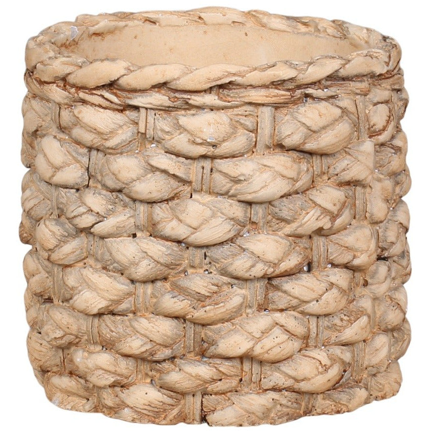 Corte Flowerpot Braided Pattern Small
