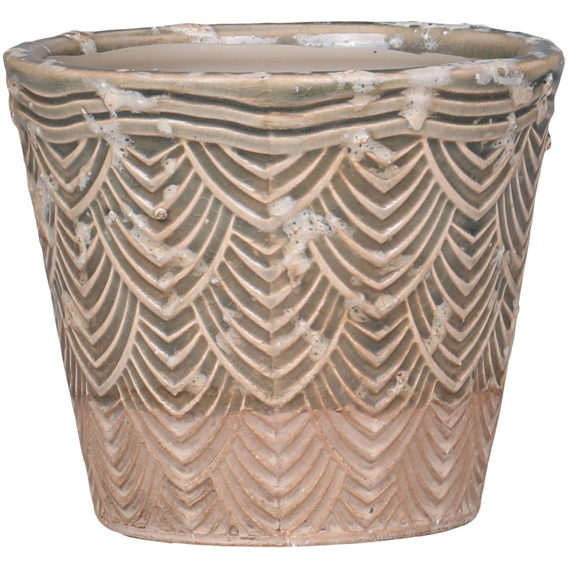 Valence Flowerpot Fan Pattern, Small