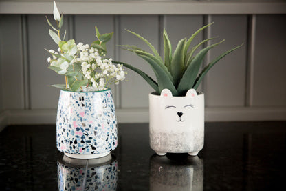 KitchenCraft Terrazzo Print Planter